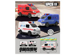 Friction Ambulance(3C) toys