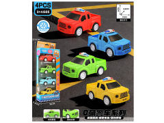 Friction Police Car(4in1) toys