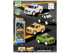 Friction Police Car(4in1) toys