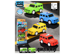 Friction Police Car(4in1) toys