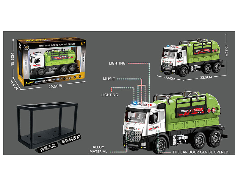 Die Cast Construction Truck Friction W/L_S toys