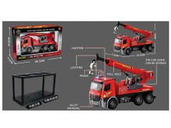Die Cast Fire Engine Friction W/L_S toys