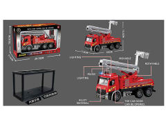 Die Cast Fire Engine Friction W/L_S toys