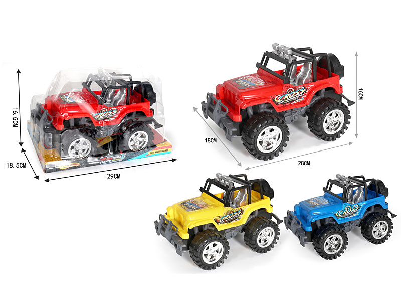 Friction Cross-country Jeep(3C) toys