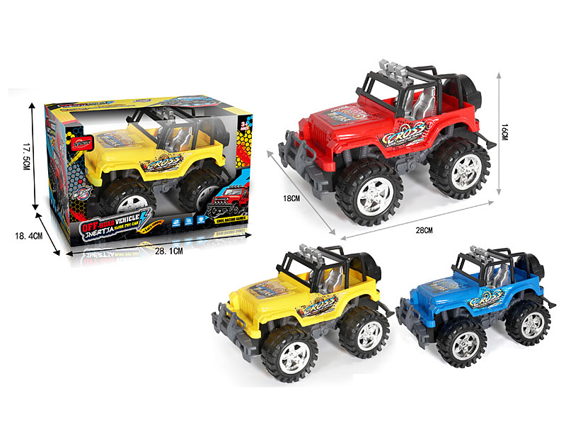 Friction Cross-country Jeep(3C) toys