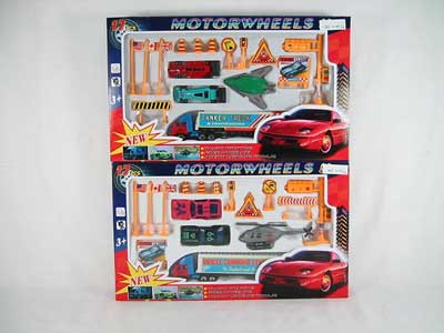Die Cast Car Free Wheel(4style) toys