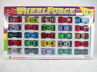 Die Cast Car Free Wheel (25PCS) toys