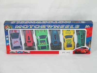 Die Cast Car Free Wheel(6PCS) toys