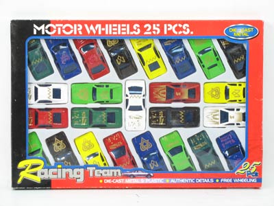 Die Cast Mini Car Free Wheel(25in1) toys