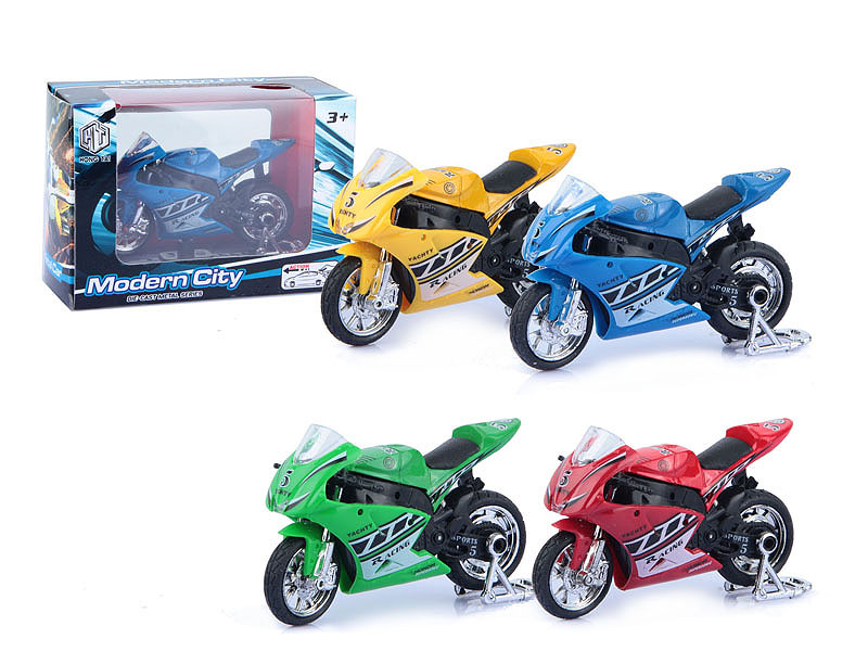 Die Cast Motorcycle Free Wheel W/IC(4C) toys