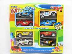 Free Wheel Police Car(8in1) toys