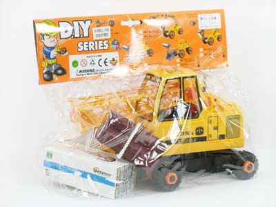 Free Wheel Diy Crane toys