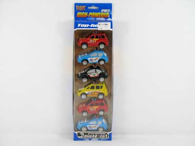 Free Wheel Police Car(6in1) toys