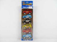 Free Wheel Police Car(6in1) toys