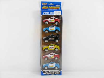 Free Wheel Police Car(6in1) toys