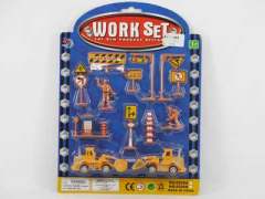 Free Wheel Construction Truck Set