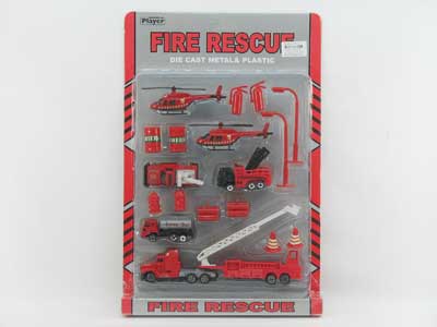 Die Cast Fire Engine Free Wheel toys