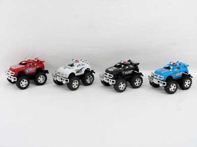 Free Wheel  Police Car(4S4C) toys