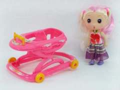 Free Wheel Baby Car & Doll