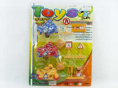 Free Wheel Motorcycle W/Guide(3in1) toys