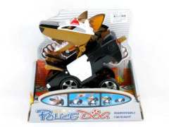 Free Wheel Dog Transmutation Car toys