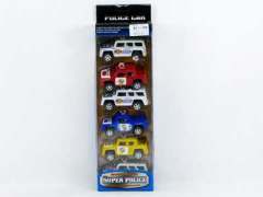 Free Wheel Police Car(6in1) toys