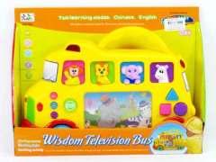 Free Wheel TV Bus W/L_M toys
