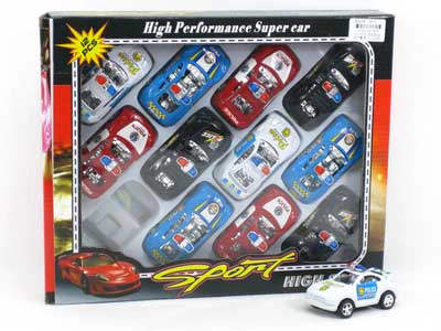 Free Wheel Police Car(12in1) toys