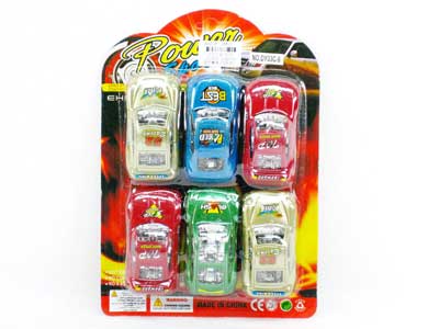 Free Wheel Racing Car(6in1) toys