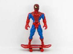 Free Wheel Skate Board  Spider Man  W/L