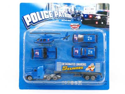Die Cast Policer Car Free Wheel toys