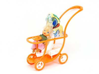 Free Wheel Pram & Doll toys