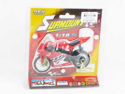 Die Cast Motorcycle Free Wheel W/M(4C) toys