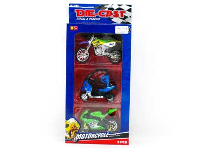 Die Cast Motorcycle Free Wheel W/L_M(3in1) toys