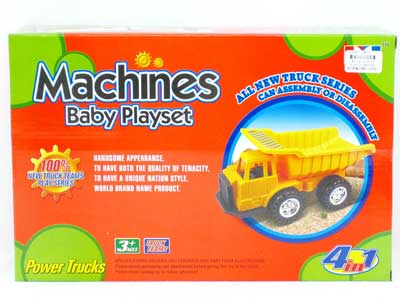 Free Wheel Construction Truck(4in1) toys