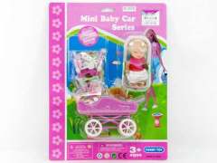 Free Wheel Pram & Doll toys