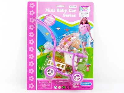 Free Wheel Pram & Doll toys