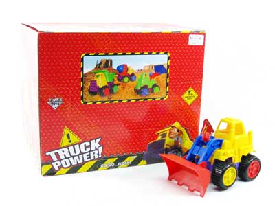 Free Wheel Constrution Car(12in1) toys