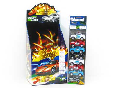 Free Wheel Police Car(6in1) toys