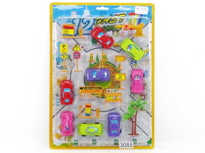 Free Wheel Car W/Guide(8in1) toys