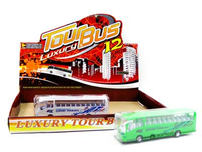 Die Cast Bus Free Wheel(12in1) toys