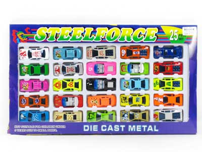 Die Cast Car Free Wheel(25in1) toys