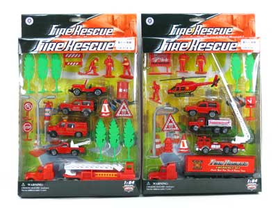 Die Cast Fire Engine Free Wheel(2S) toys