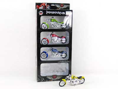Die Cast Motorcycle Free Wheel(4in1) toys
