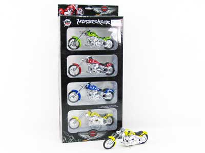 Die Cast Motorcycle Free Wheel W/L_M(4in1) toys