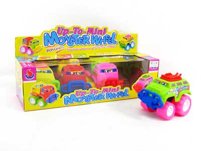 Free Wheel Cartoon Car(4in1) toys