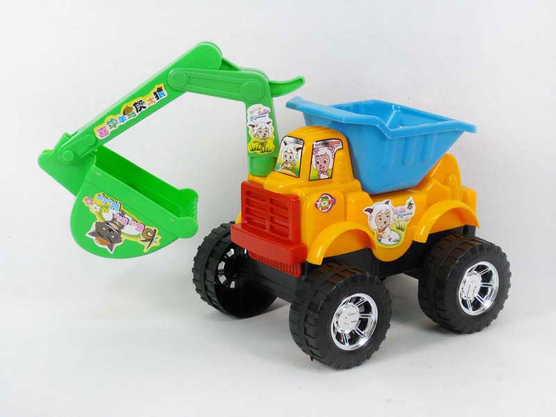 Free Wheel Construction Truck toys