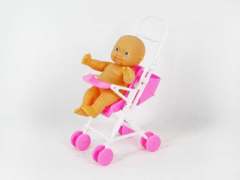 Free Wheel Go-cart & Doll