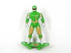 Free Wheel Skate Board  Super Man  W/L