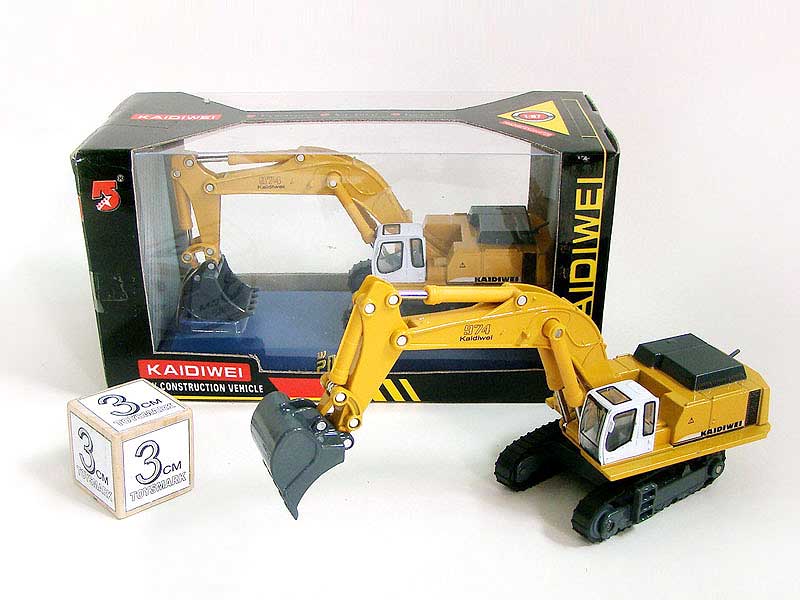 1:87 Die Cast Construction Truck Free Wheel toys